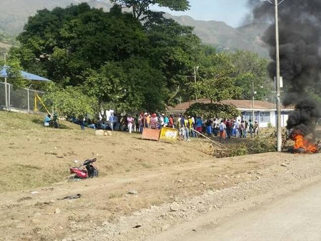 Protestantes se tomaron campamento de Epsa . Foto: Cortesía de Radio Súper