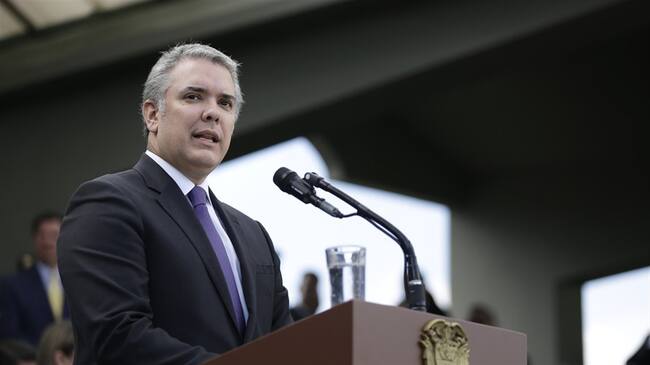 Iván Duque, presidente de Colombia . Foto: Colprensa