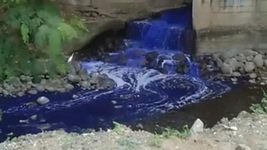 Contaminación del río Yumbo tiene en alerta a la población. Foto: Carlos Parra