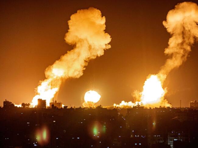 Bombardeos de Israel contra Gaza y Líbano. Foto: Getty Images.