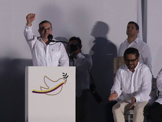 Se firmó el acuerdo de paz entre el gobierno y las Farc . Foto: (Colprensa - Luisa González).