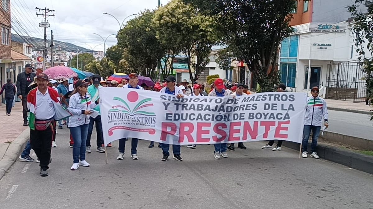 Más de 2.000 personas marcharon en Tunja en apoyo a la consulta popular