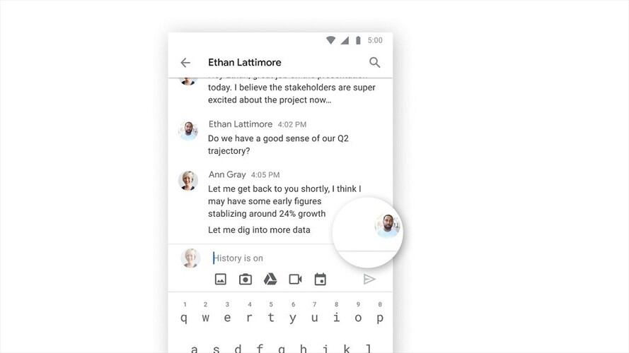 Esta característica se encuentra solamente presente en las conversaciones individuales con ventanas activas de Google Chat. Foto: Europa Press