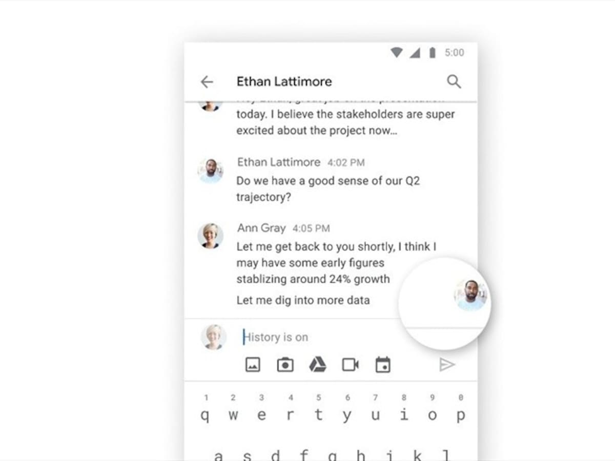 Google Chat mostrará si los mensajes se han leído