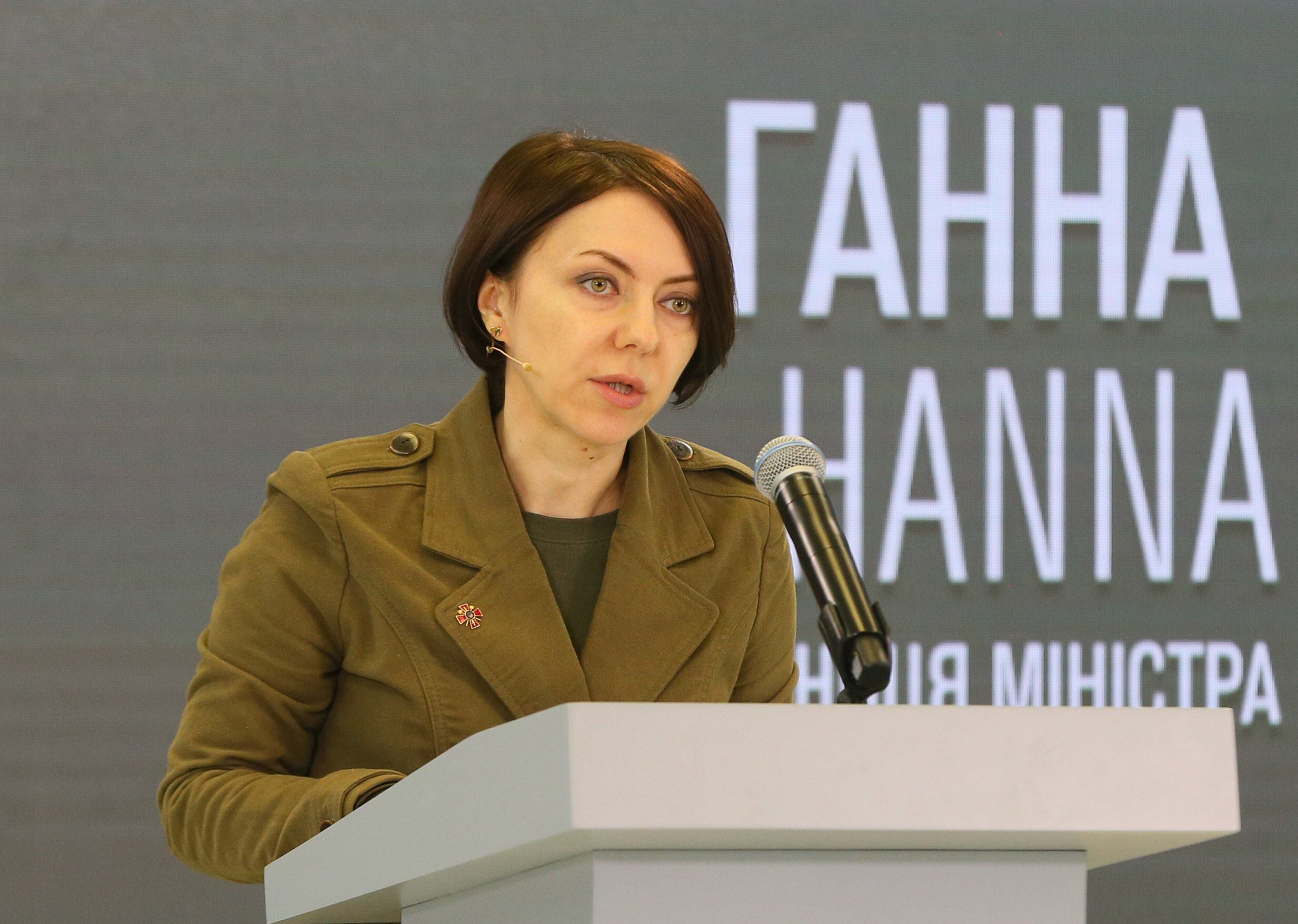 Viceministra de Defensa de Ucrania, Hanna Maliar. Foto archivo: Vladimir Agencia Shtanko/Anadolu a través de Getty Images