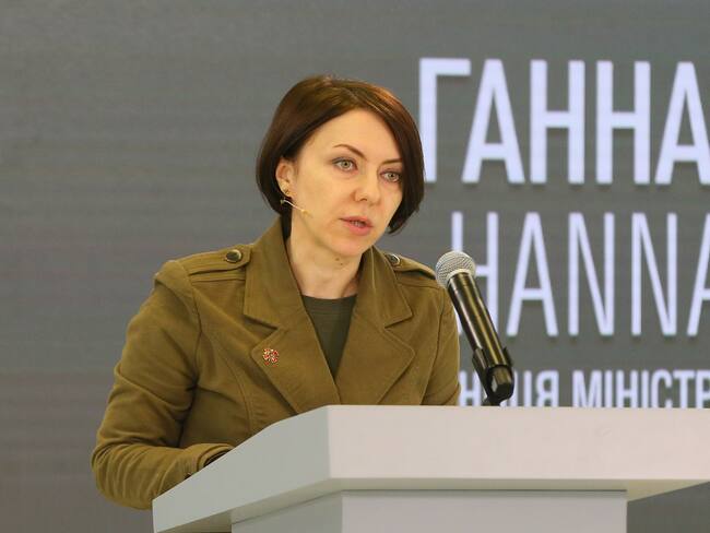 Viceministra de Defensa de Ucrania, Hanna Maliar. Foto archivo: Vladimir Agencia Shtanko/Anadolu a través de Getty Images