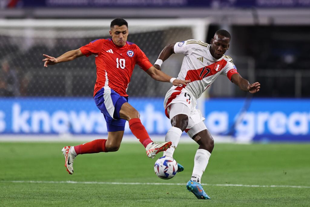 Chile Vs. Perú, Copa América 2024. Foto: Omar Vega/Getty Images