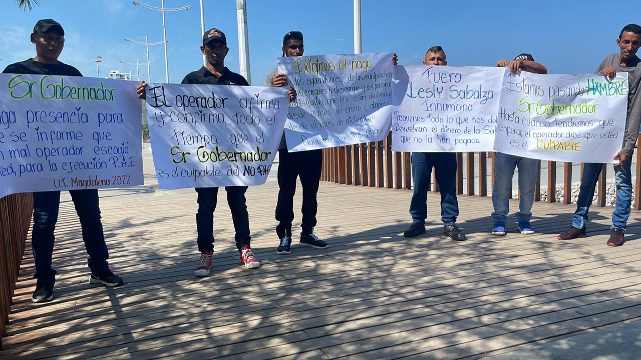 Protestas de los trabajadores | Foto: Cortesía