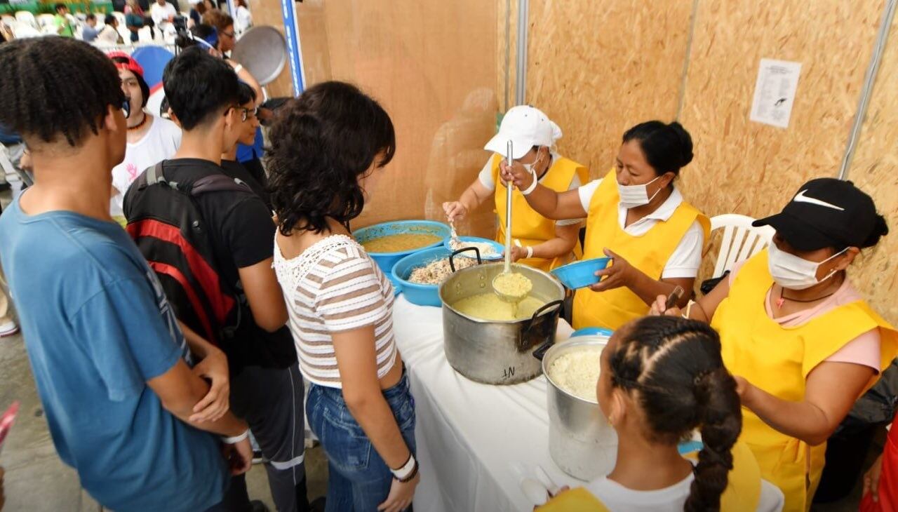 Ollas comunitarias. Foto: Alcaldía de Cali