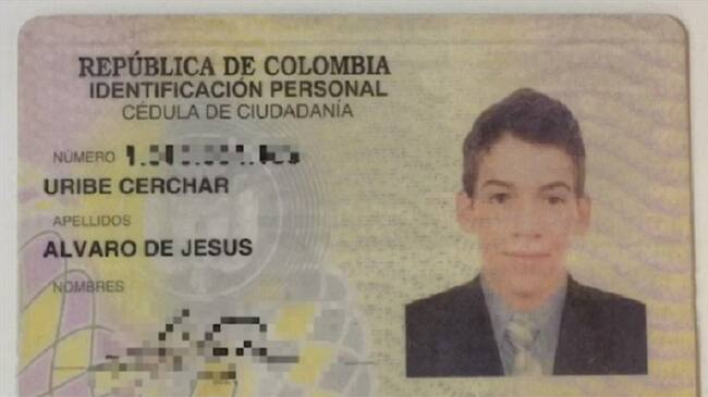 Su papá también se llama Álvaro Uribe, según el joven. Foto: captura de pantalla.