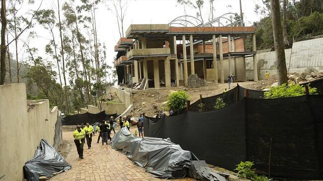 La mansión Bambú fue construida de manera ilegal. Foto: Colprensa