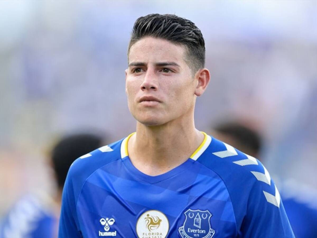 James compartió un tierno momento con sus hijos tras el partido ante Millonarios