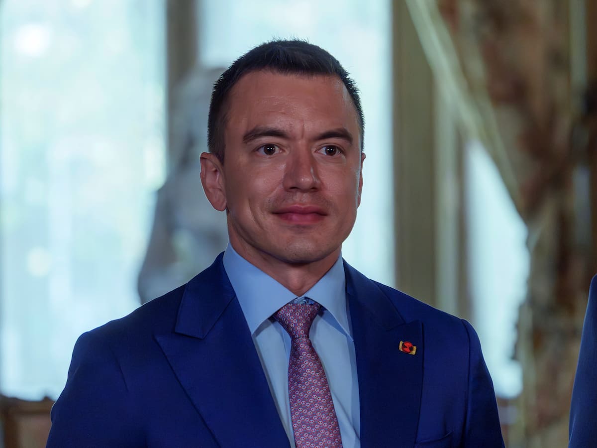 Presidente de Ecuador, Daniel Noboa, agradece la captura de hija y esposa de alias Fito en Colombia