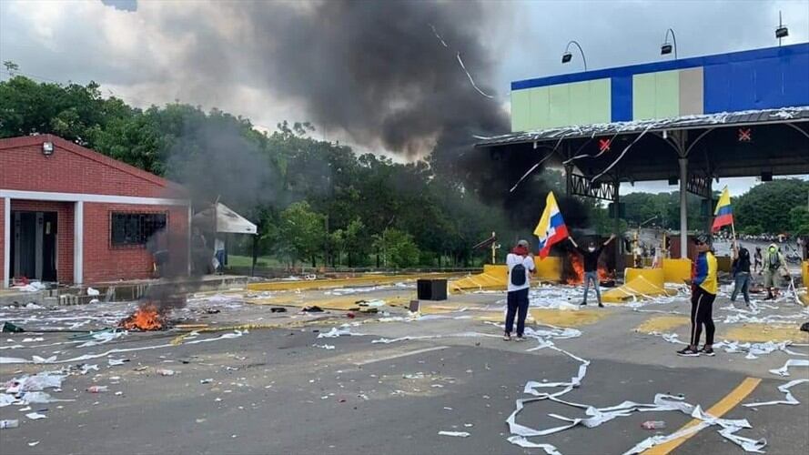 Por actos vandálicos, decretan toque de queda en Sucre.Foto: cortesía.
