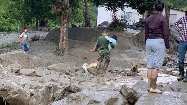 "Gobernación de Tolima está movilizando maquinaria para poder abrir paso" aseguró Carlos Quiroga.. Foto: Cortesía