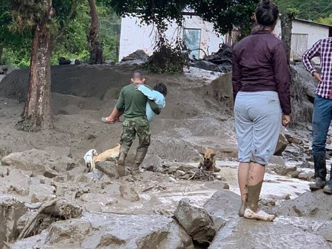 "Gobernación de Tolima está movilizando maquinaria para poder abrir paso" aseguró Carlos Quiroga.. Foto: Cortesía