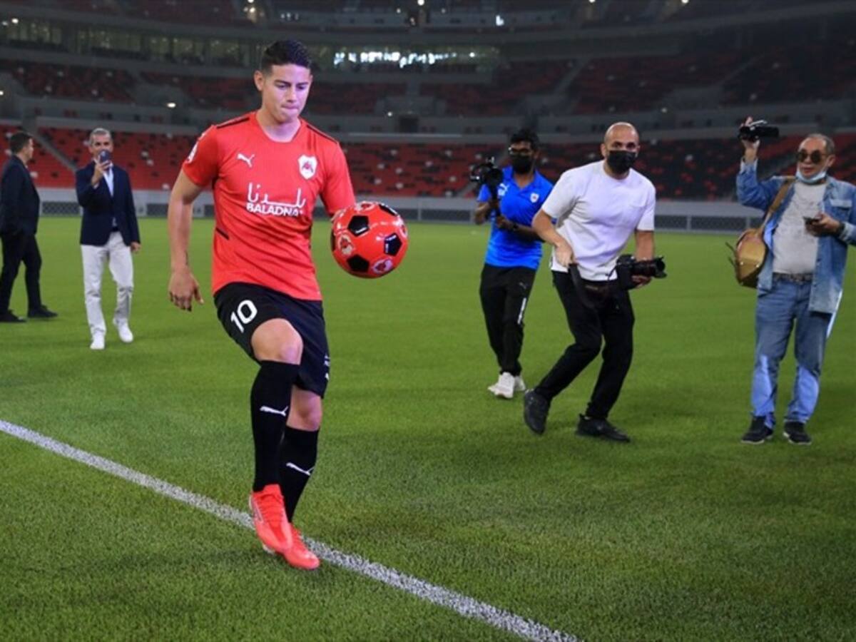 James y un debut sin fecha: tampoco jugará este fin de semana con el Al-Rayyan