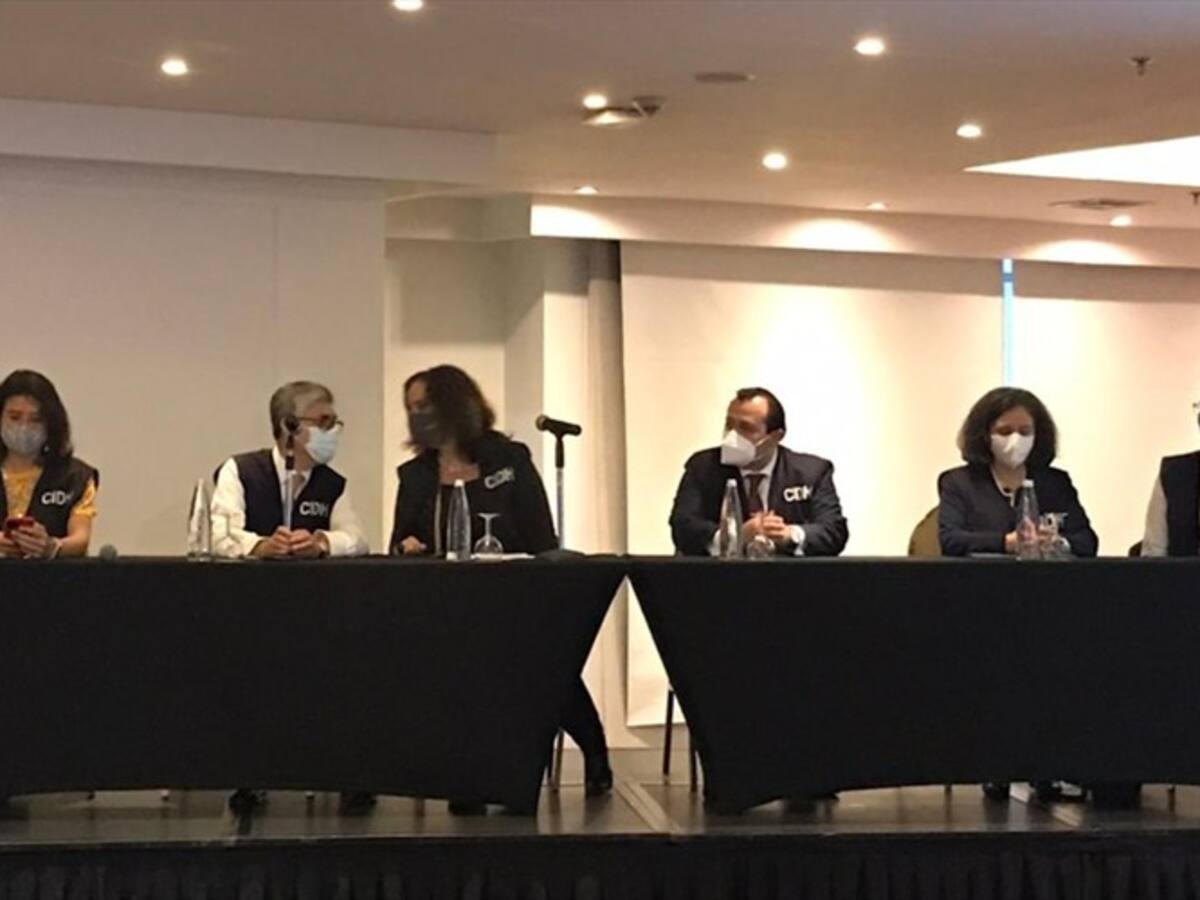 CIDH hace llamado a persistir en diálogo para superar "crisis de derechos humanos"