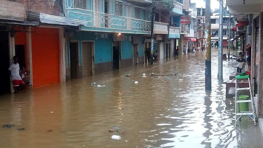 Inundaciones Barbacoas. Foto: Colprensa