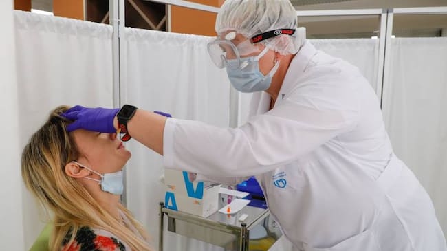 Pruebas covid-19. Créditos: Getty Images