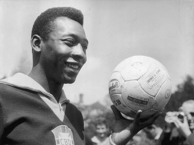 Pelé  (Photo by Keystone/Getty Images)