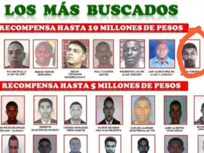 Johni Tenorio Millán, alias Mi Yuca&#039;, era perseguido desde 2007 por numerosos delitos, entre ellos un homicidio agravado por tortura.