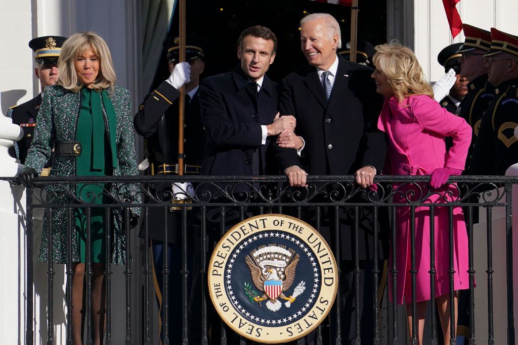 President Biden Welcomes French President Macron To The White House  (Photo by Nathan Howard/Getty Images)