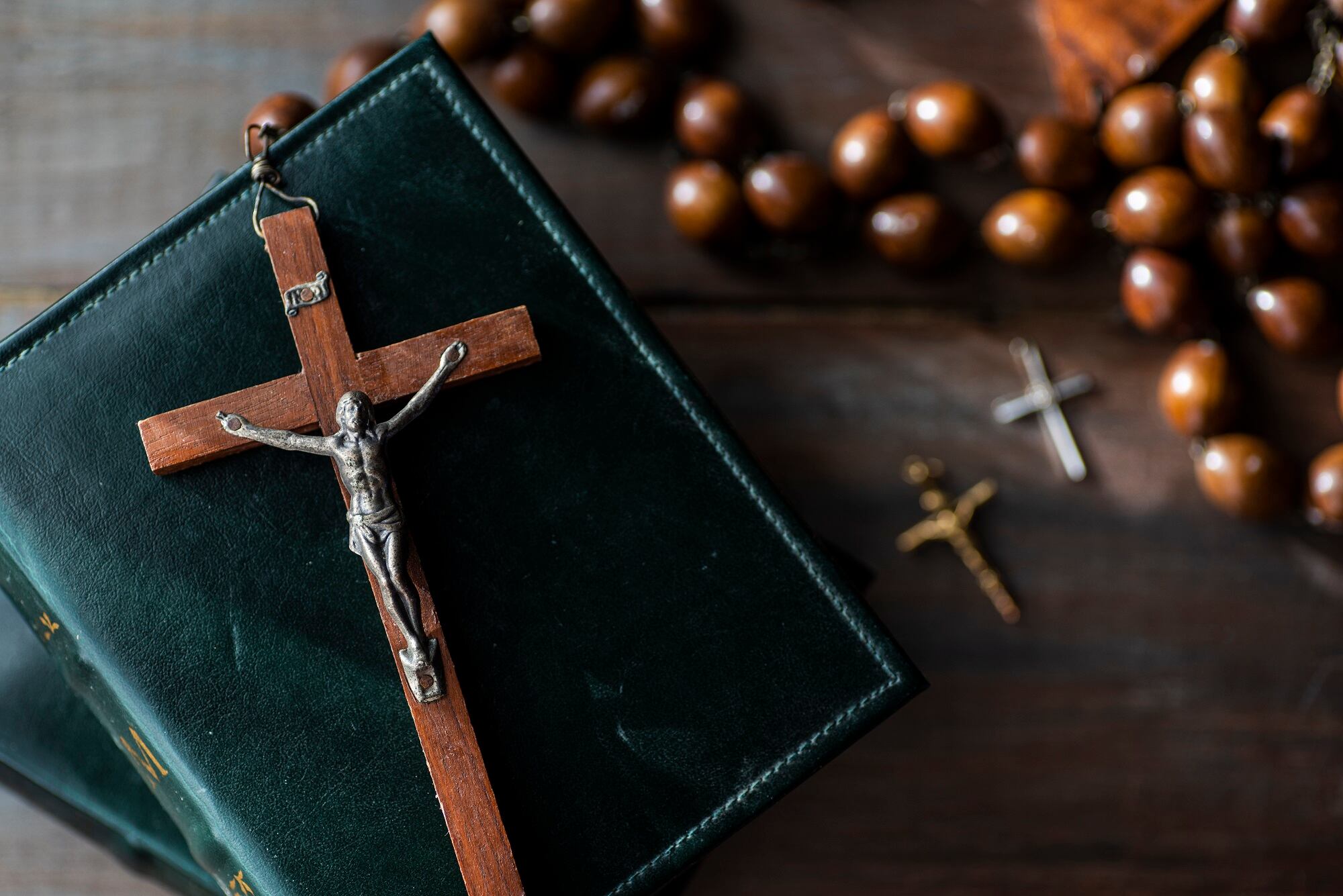 Imagen de referencia de crucifijo. Foto: Getty Images