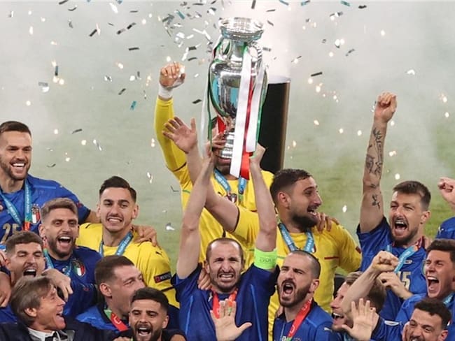 Italia es el nuevo campeón y obtiene su segunda Eurocopa. Foto: Catherine Ivill / POOL / AFP