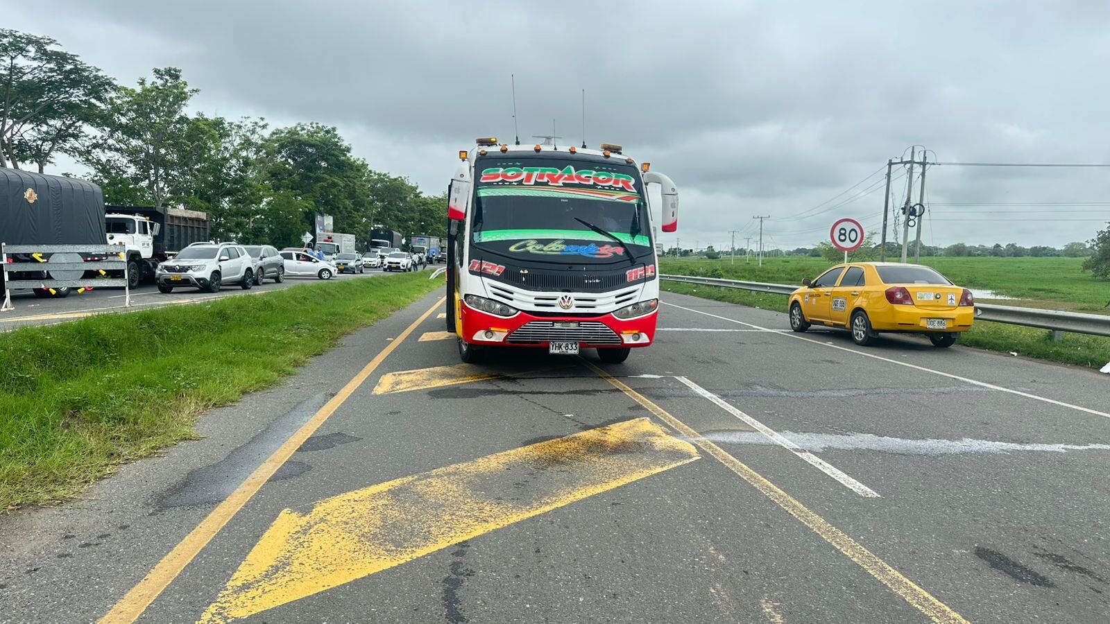 Paro arrocero: reportan vía despejada en Lorica y se mantiene bloqueo en Tierralta, Córdoba. Foto: cortesía (suministrada a La W).