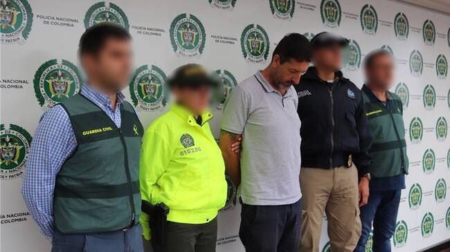 Carlos García Guzmán es señalado de ser cabecilla de una red internacional de lavado de activos y solicitado en extradición en su país por ese delito. Foto: Policía Nacional