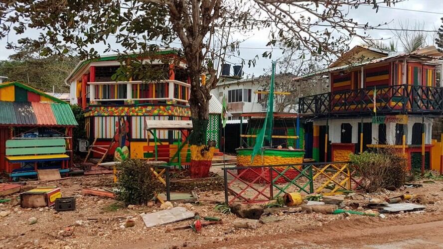 Paso del huracán Iota por San Andrés y Providencia. Foto: Getty Images