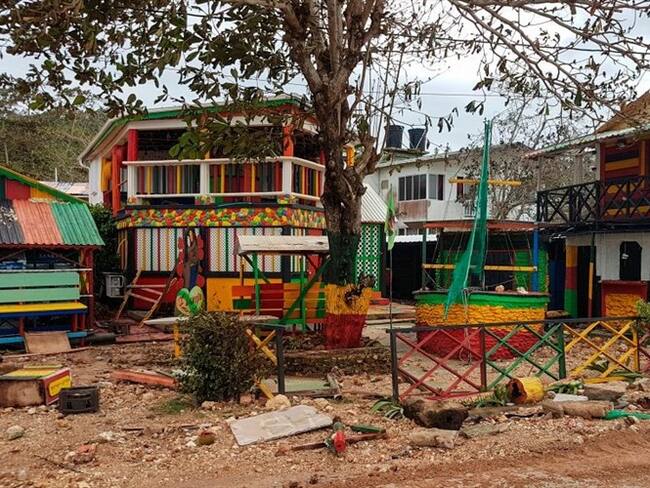 Paso del huracán Iota por San Andrés y Providencia. Foto: Getty Images