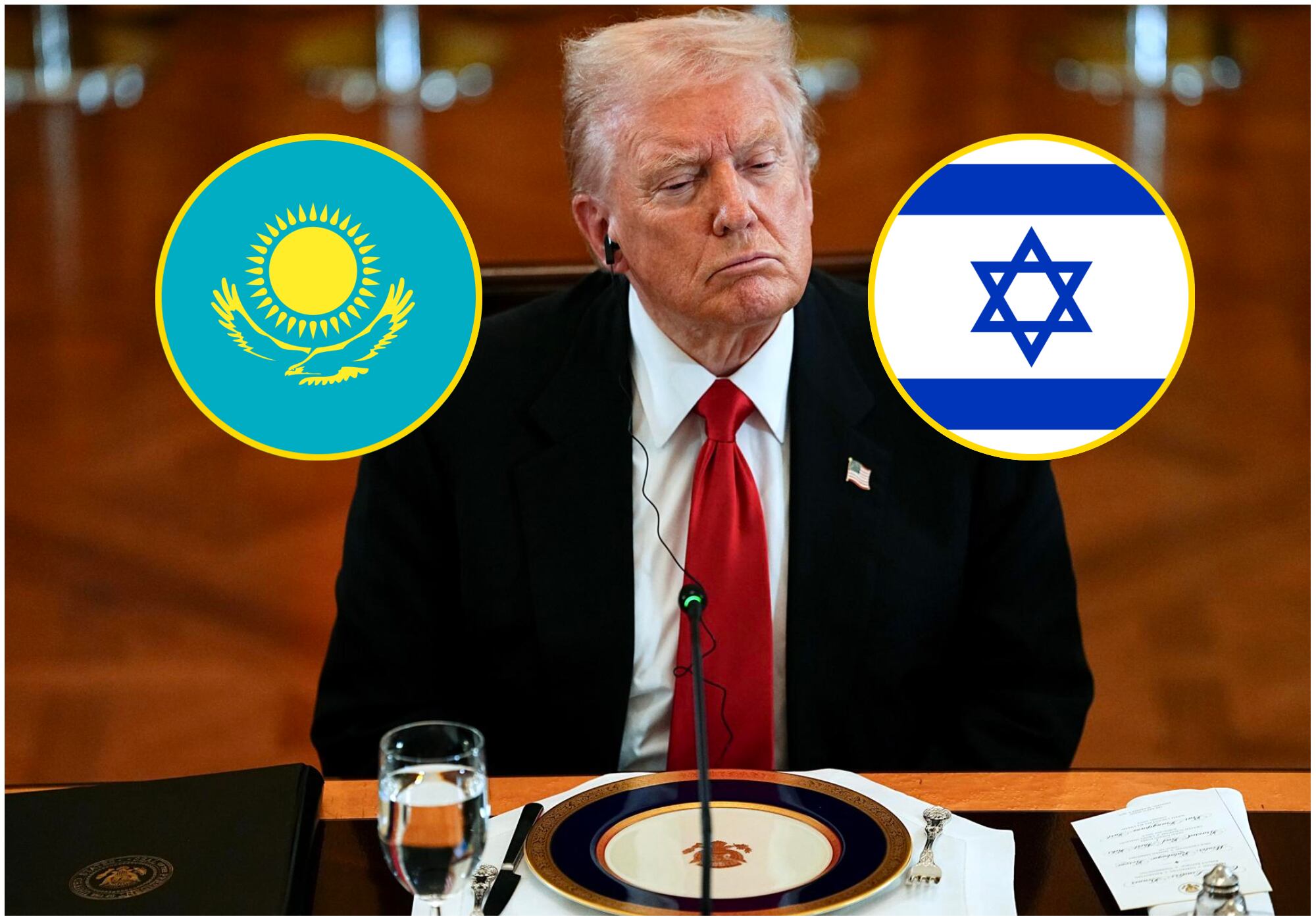 Donald Trump anunció que Kazajistán se une a los Acuerdos de Abraham con Israel. Foto: EFE.