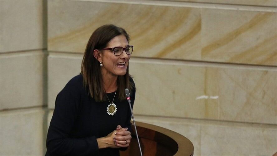 La Ministra de Transporte, Ángela María Orozco. Foto: Colprensa