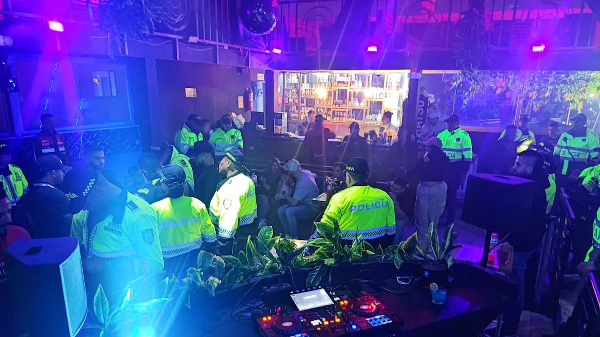 Operativo en bares de Chapinero, en Bogotá, dejo drogas y armas incautadas
