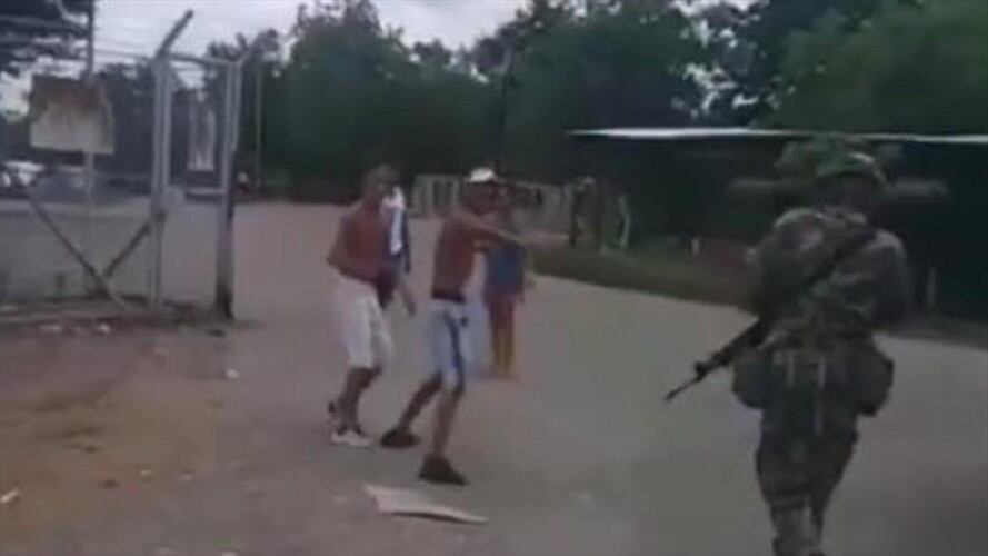Polémica por muerte de un menor de edad en manos de oficial del Ejército.. Foto: