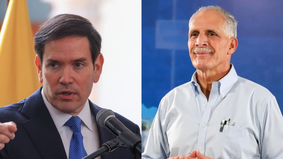Marco Rubio recibe al presidente electo, Nasry Asfura, tras su polémica victoria en Honduras