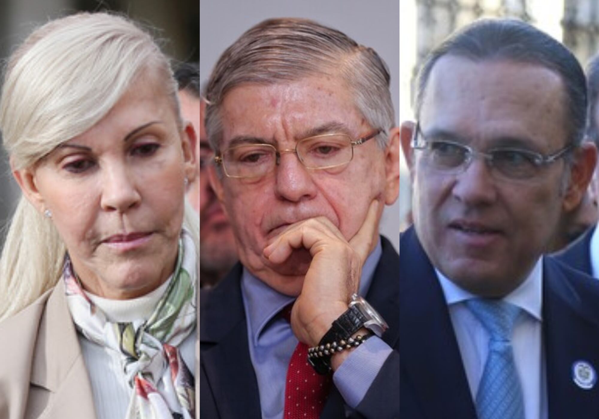 Dilian Francisca Toro, César Gaviria y Efraín Cepeda. Foto: (Colprensa - Camila Díaz) / (Colprensa - Diego Pineda) / (Colprensa - Álvaro Tavera)