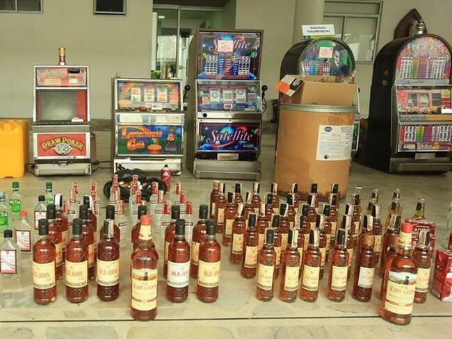 Intervención en San Bernardo y ‘Cinco Huecos’ en Bogotá. Foto: Colprensa