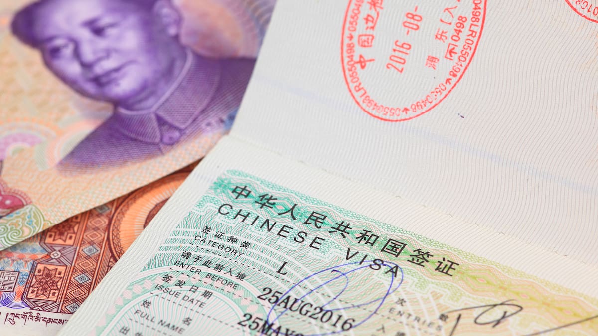 ¿Cuáles son los requisitos para solicitar la visa de China?