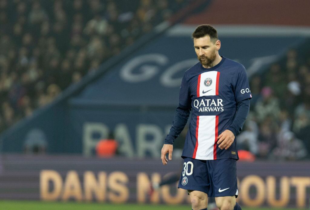 Messi en partido con el PSG. Abril 2 de 2023. Foto: Tnani Badreddine/DeFodi Images via Getty Images.