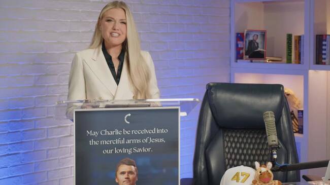 Erika Kirk. Foto: EFE.