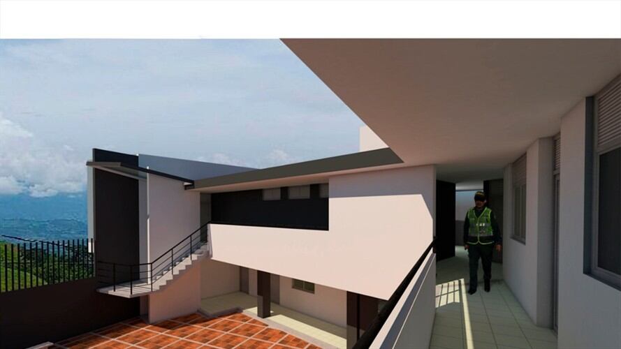 Iniciaron la obras de construcción de la Subestación de Policía, en Aguadas, Caldas. Foto: Enviada desde la Secretaría de Gobierno de Caldas.