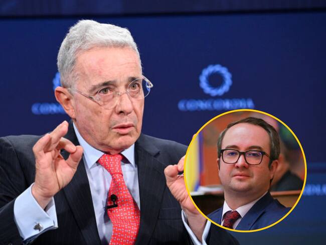 Álvaro Uribe (Riccardo Savi / Getty Images) y Ciro Ramírez (Colprensa)