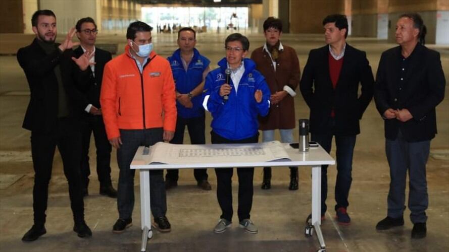 Corferias atenderá pacientes que no tengan coronavirus durante la cuarentena. Foto: Twitter Claudia López