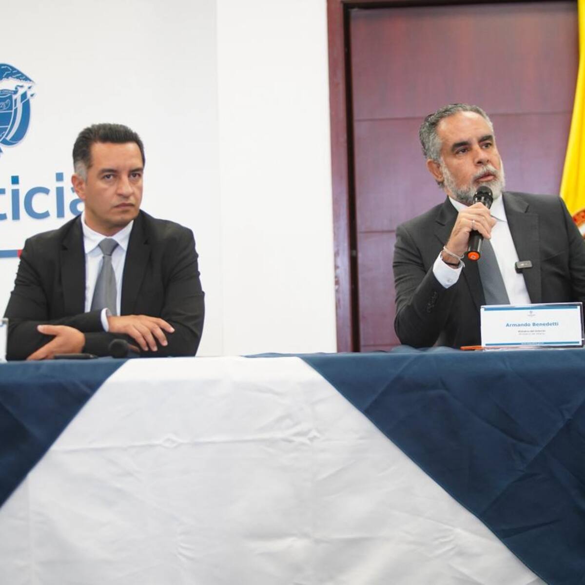 Ministros Benedetti e Idárraga anuncian proyecto de ley para prohibir porte y venta de fentanilo