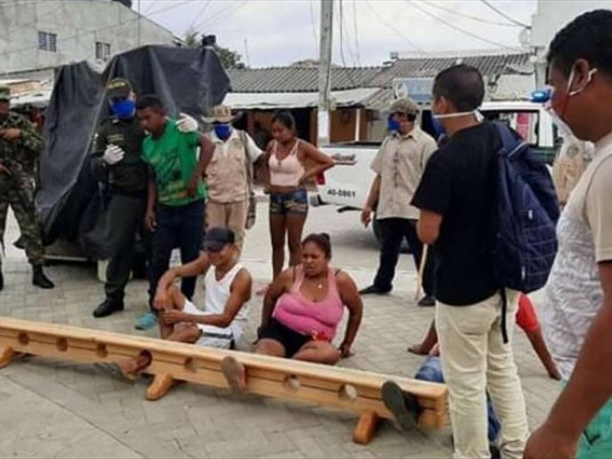 Con cepo castigan a indígenas que incumplen aislamiento preventivo en Tuchín