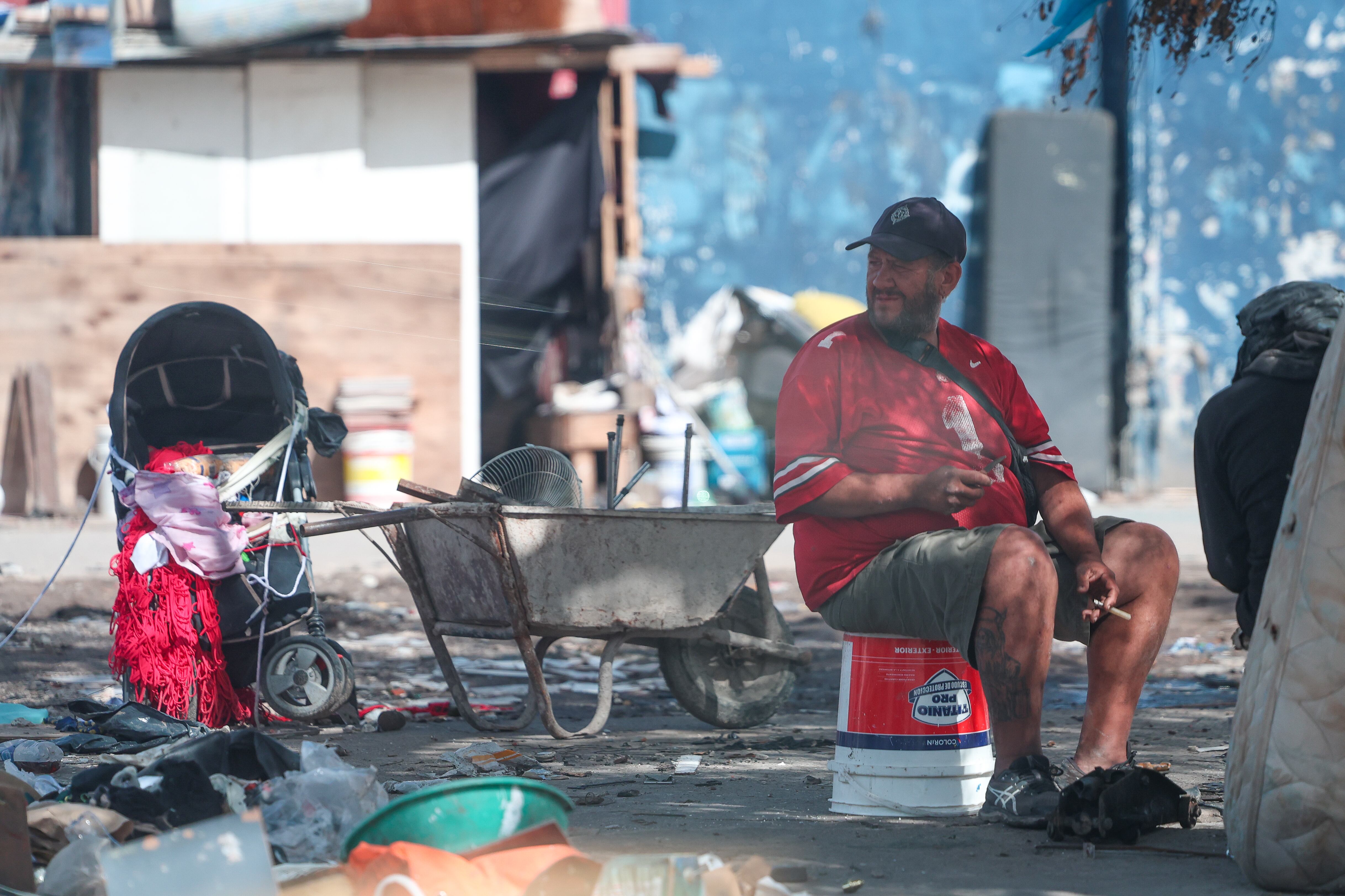 Persona en situación de calle en Buenos Aires. FOTO: EFE/ Juan Roncoroni