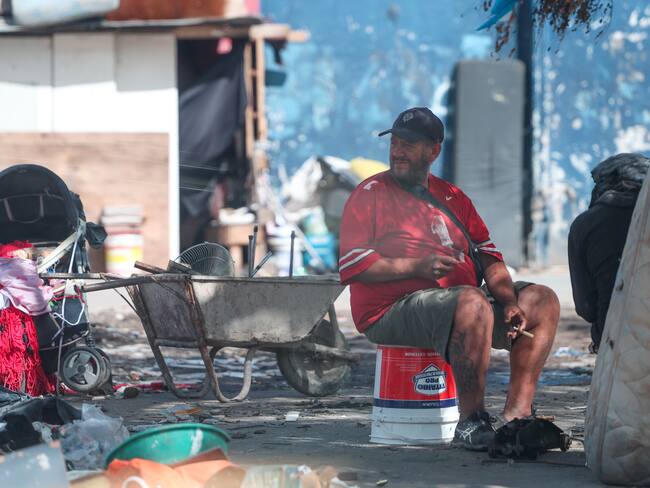 Persona en situación de calle en Buenos Aires. FOTO: EFE/ Juan Roncoroni